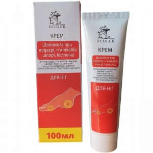 Maitinamasis pėdų kremas nuo podagros "Ecolek" 100ml.